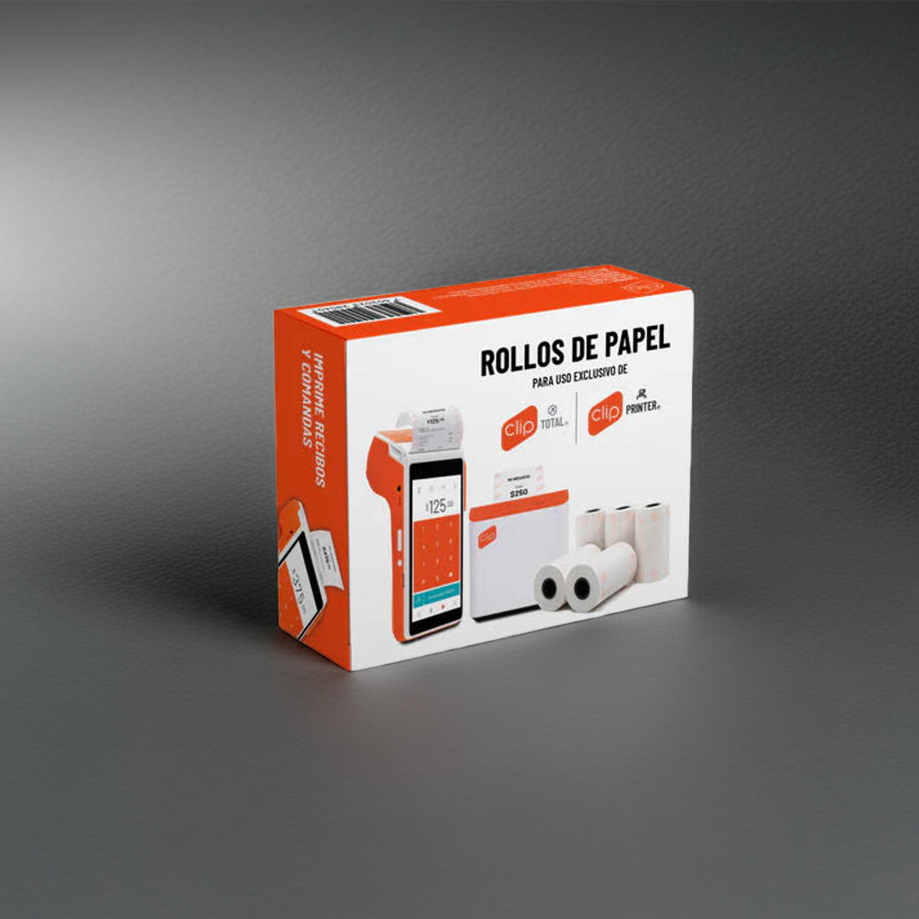 Rollos de Papel Térmico para Clip Total 2