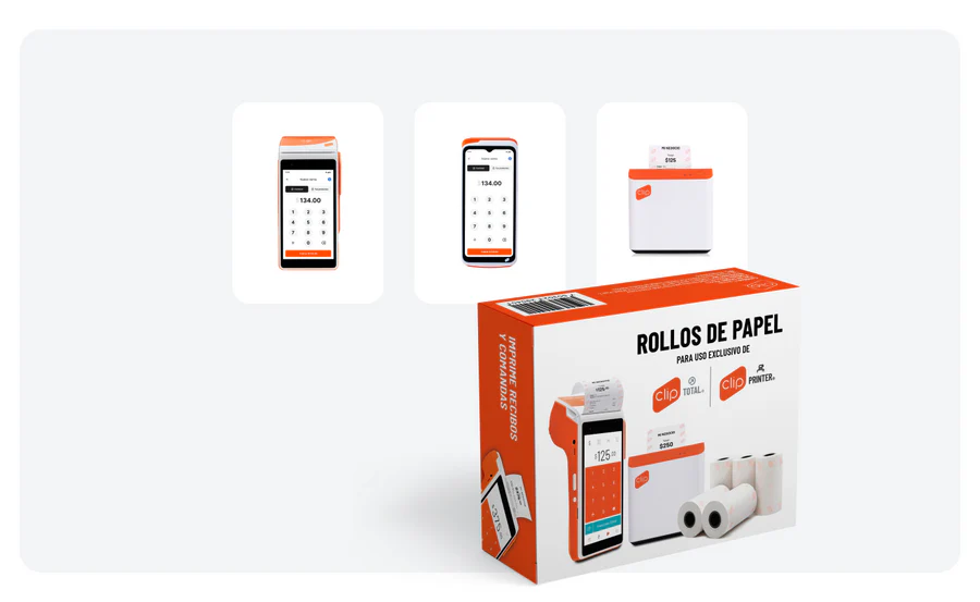 Rollos de Papel Térmico para Clip Total 2
